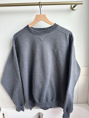 Vintage STARTER Men's Charcoal Gray Crewneck Sweatshirt